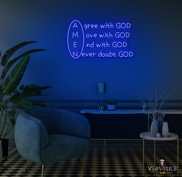Amen Neon Sign
