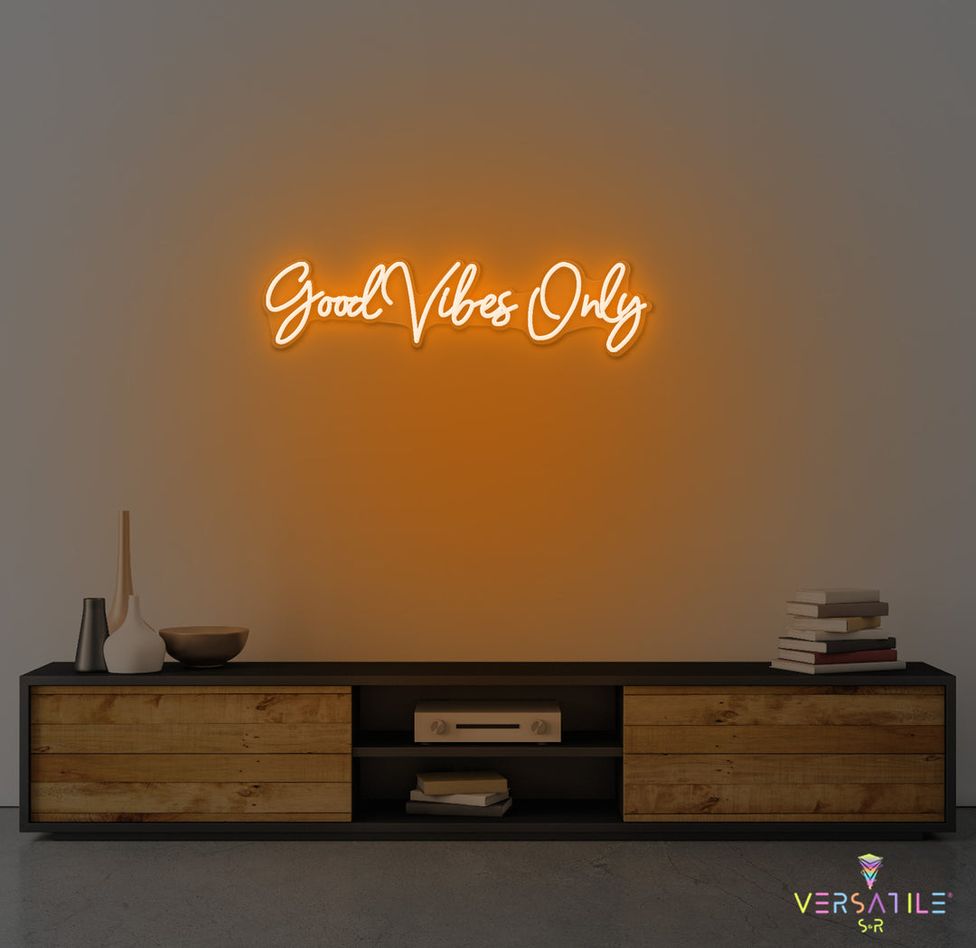 Good Vibes Only Neon Sign
