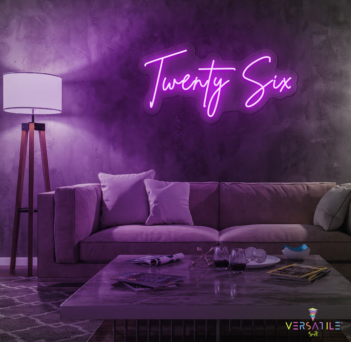 Twenty Six Birthday Neon Sign