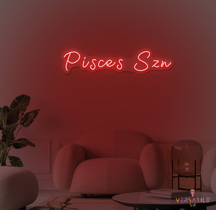 Pisces SZN Neon Sign