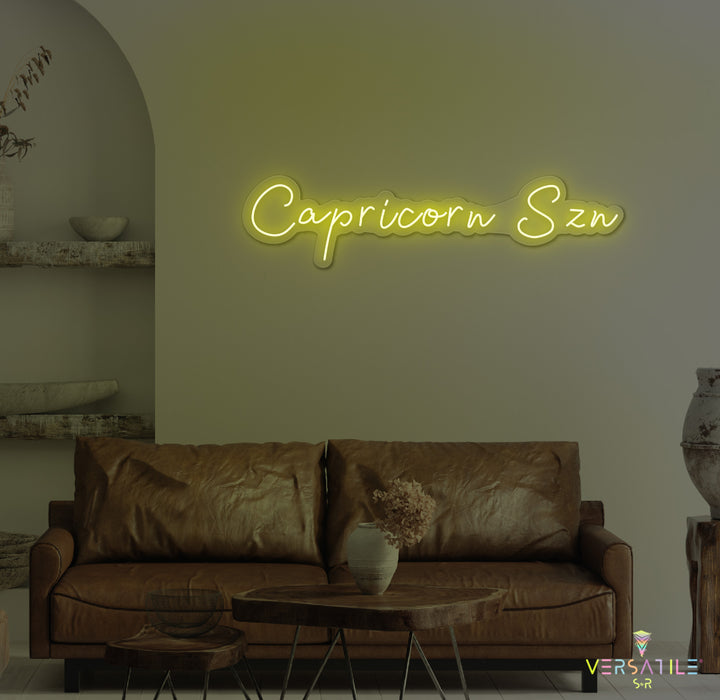Capricorn SZN Neon Sign