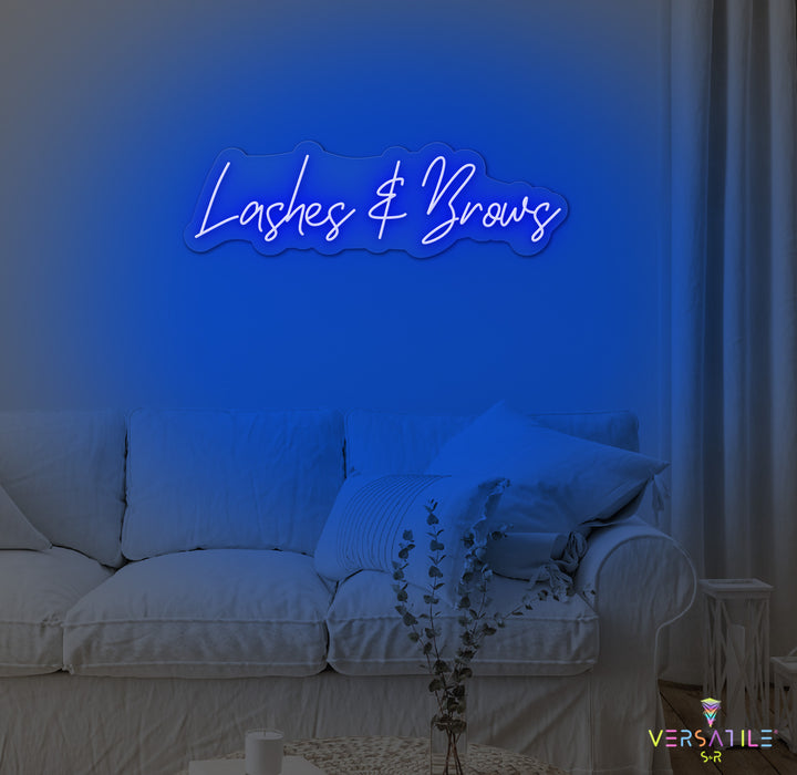 Lashes & Brows Neon Sign