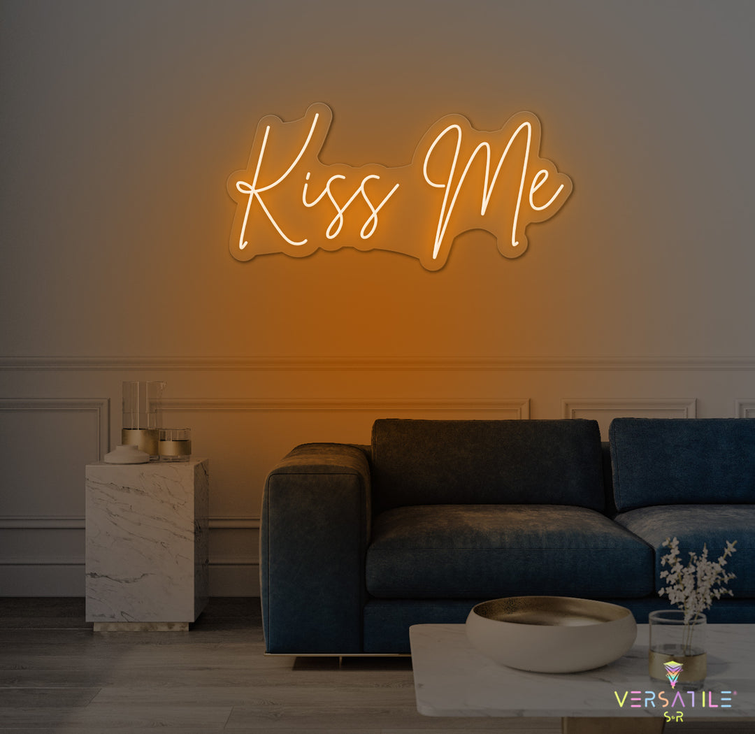 Kiss Me Neon Sign