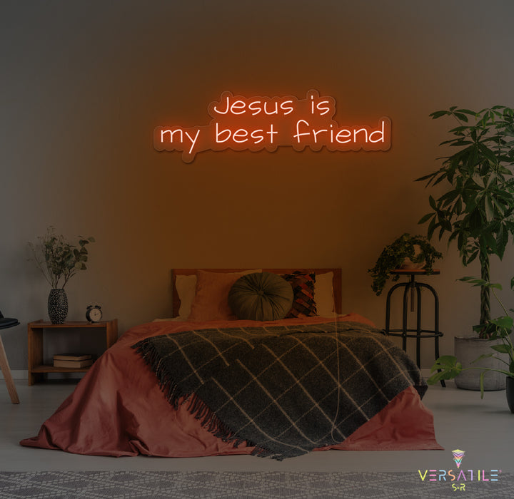 Jesus Is My Bestfreind Neon Sign