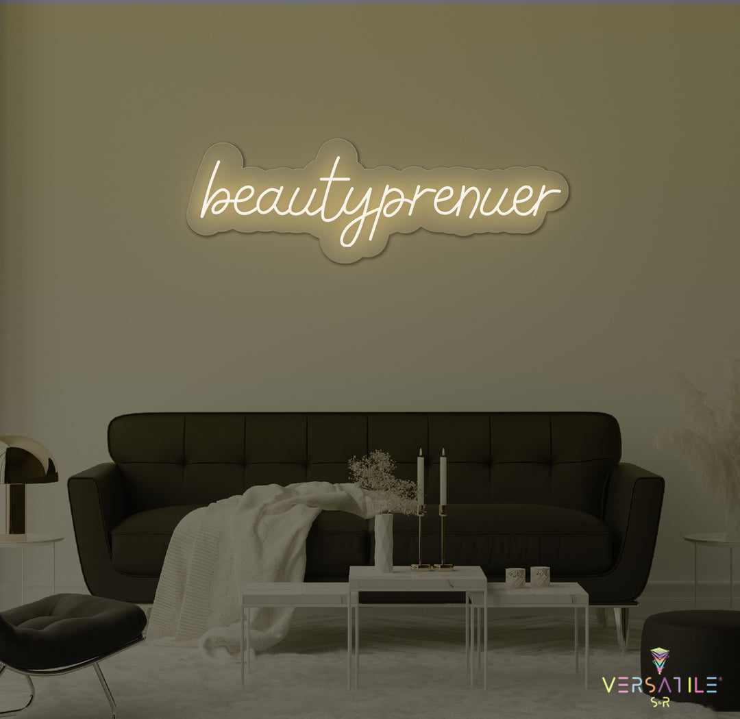 Beautyprenuer Neon Sign