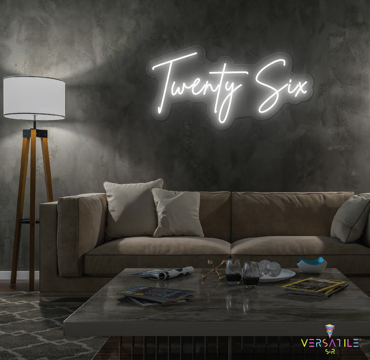 Twenty Six Birthday Neon Sign
