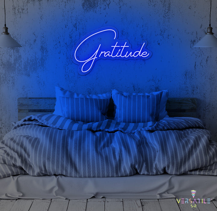 Gratitude Neon Sign