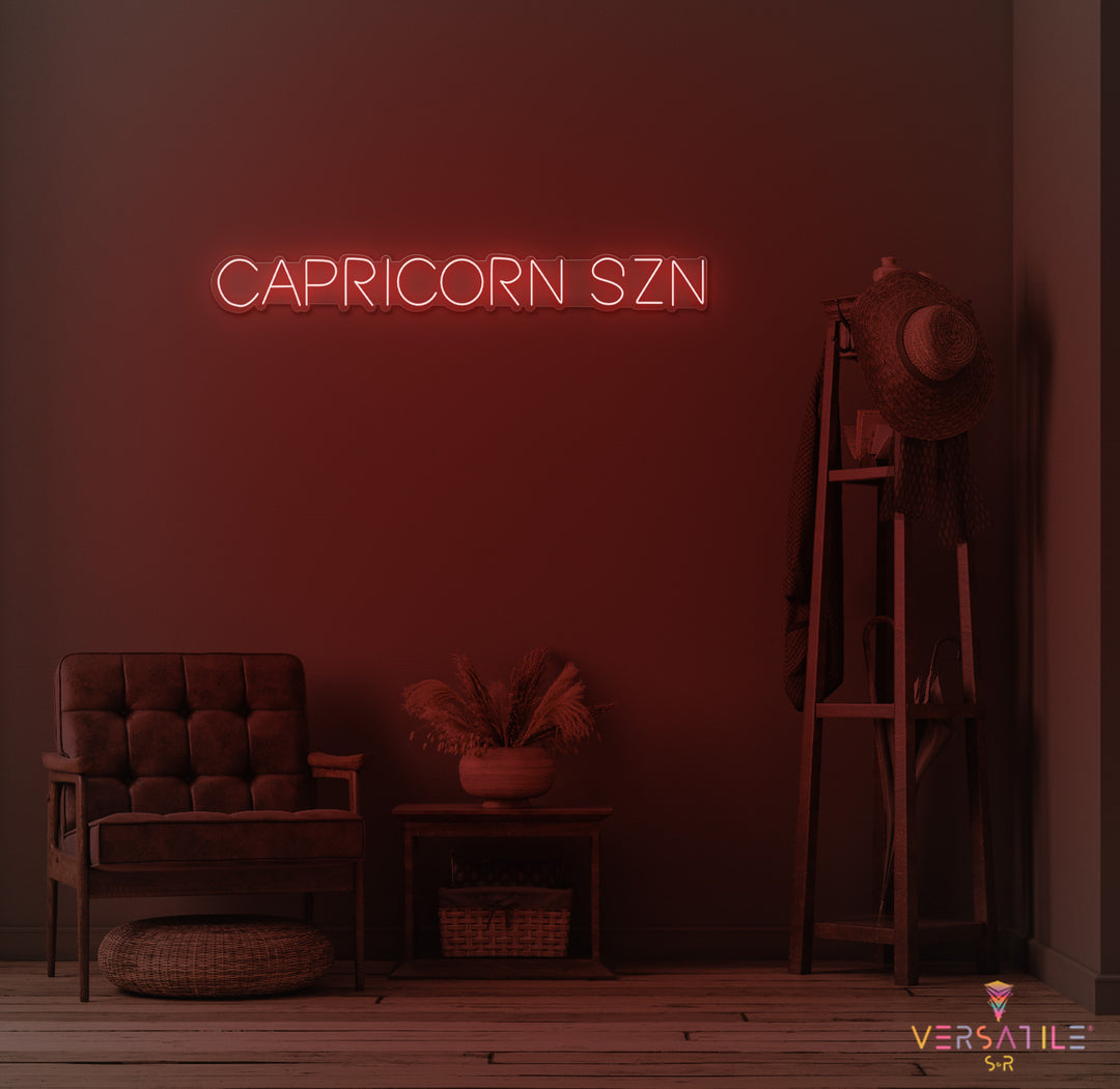Capricorn SZN Neon Sign