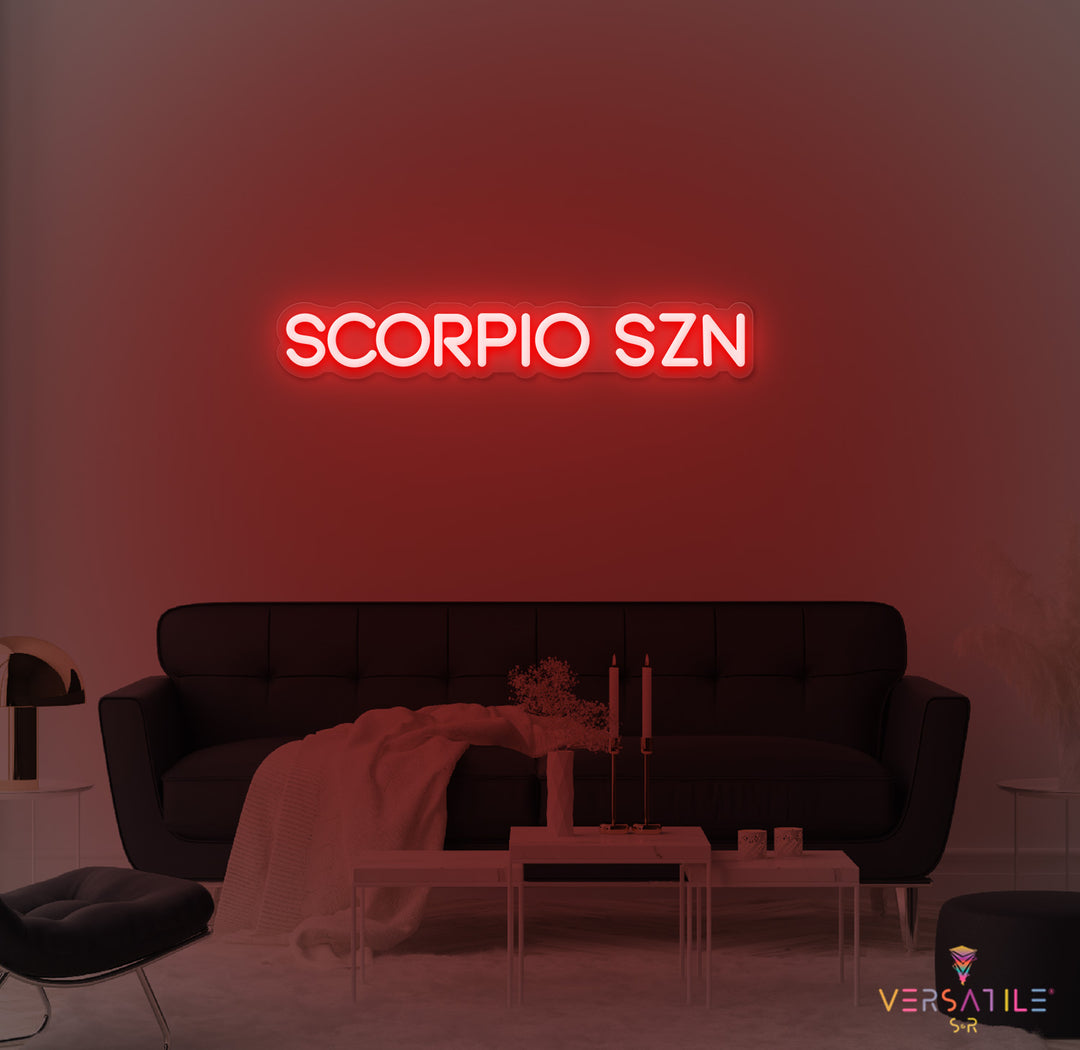 Scorpio SZN Neon Sign
