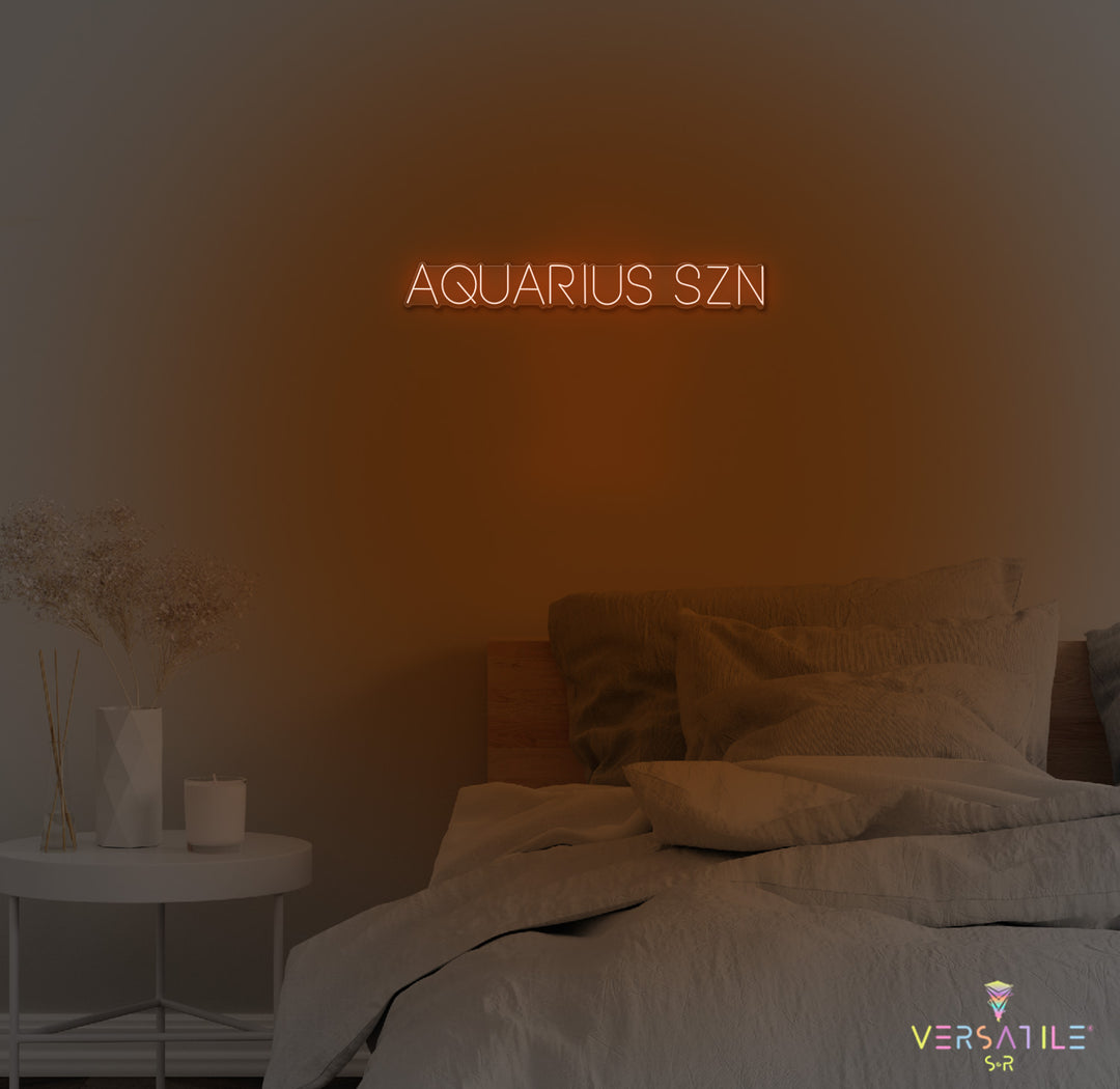 Aquarius SZN Neon Sign