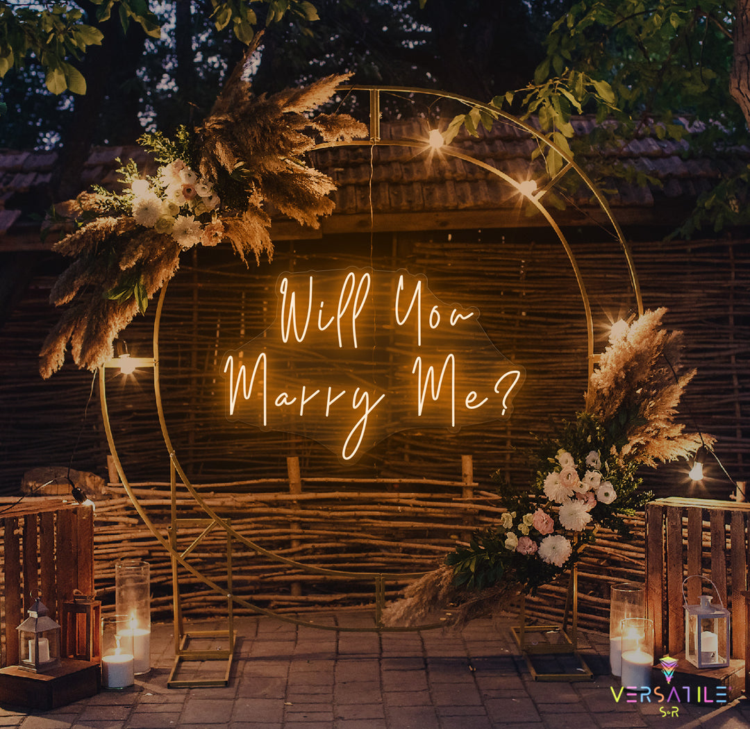 Will You Marry Me? Neon Sign