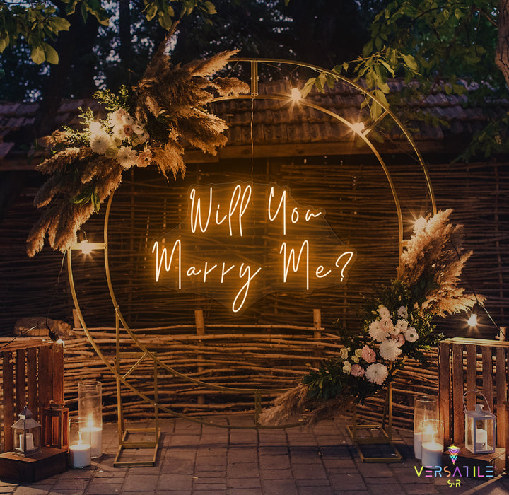 Will You Marry Me? Neon Sign
