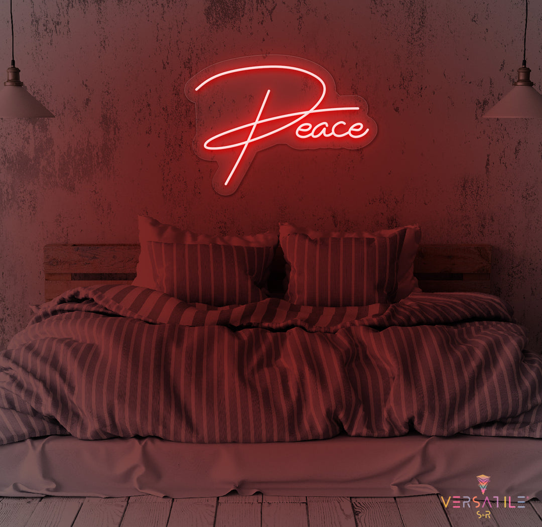 Peace Neon Sign
