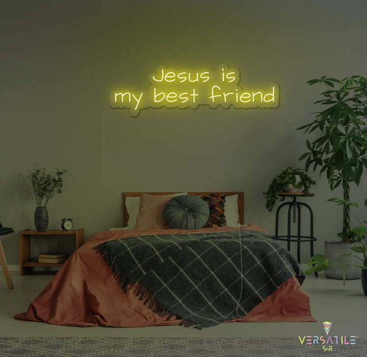 Jesus Is My Bestfreind Neon Sign