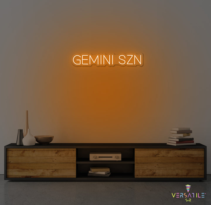 Gemini SZN Neon Sign