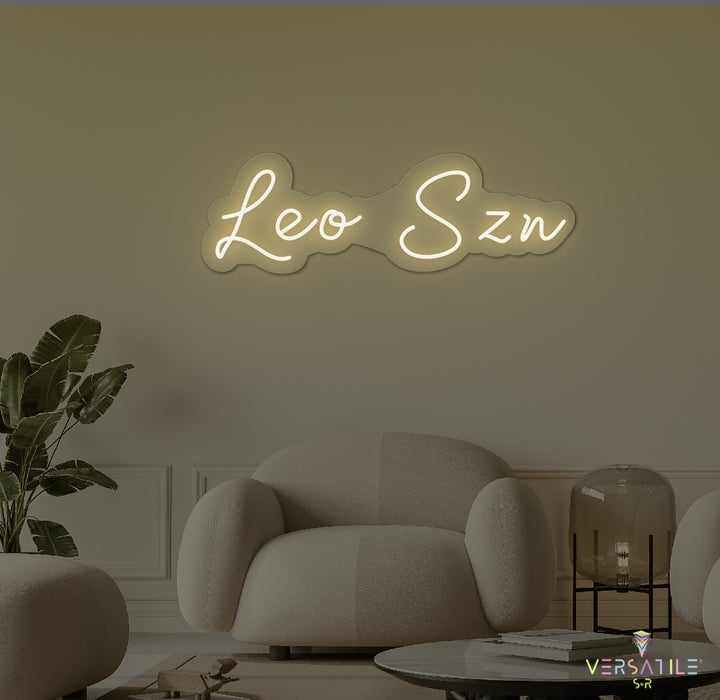 Leo SZN Neon Sign