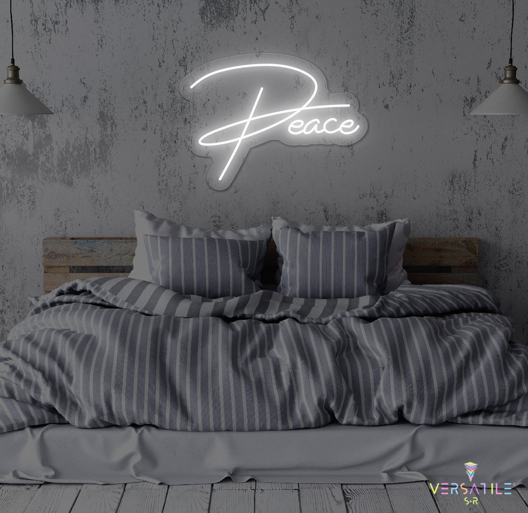 Peace Neon Sign