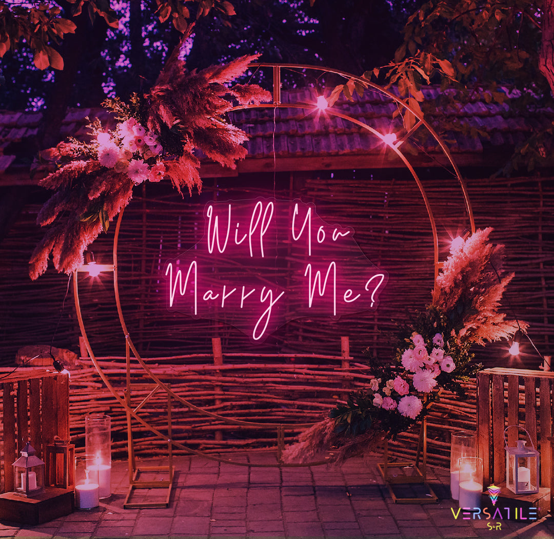 Will You Marry Me? Neon Sign
