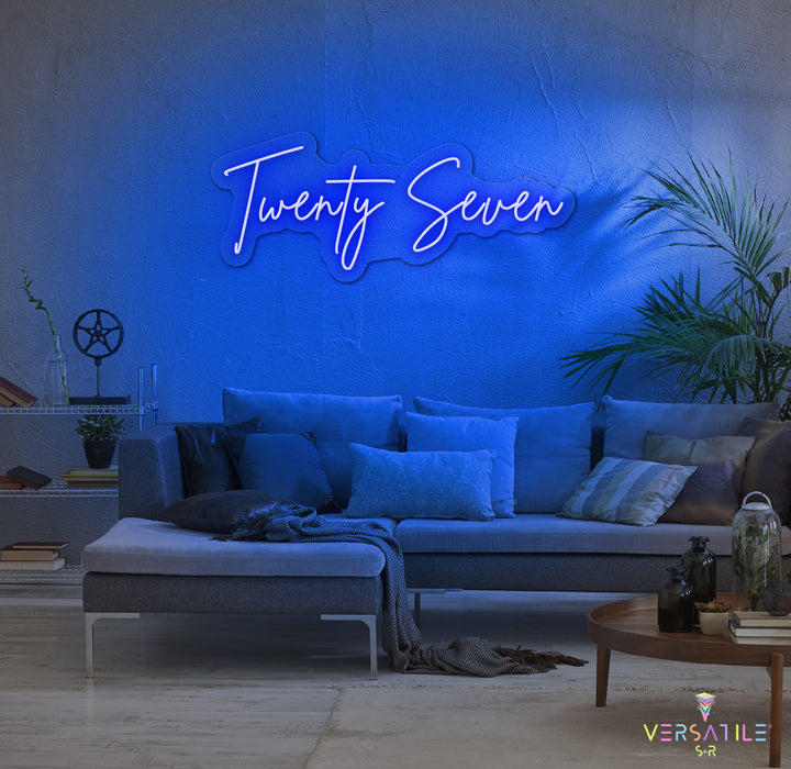 Twenty Seven Birthday Neon Sign
