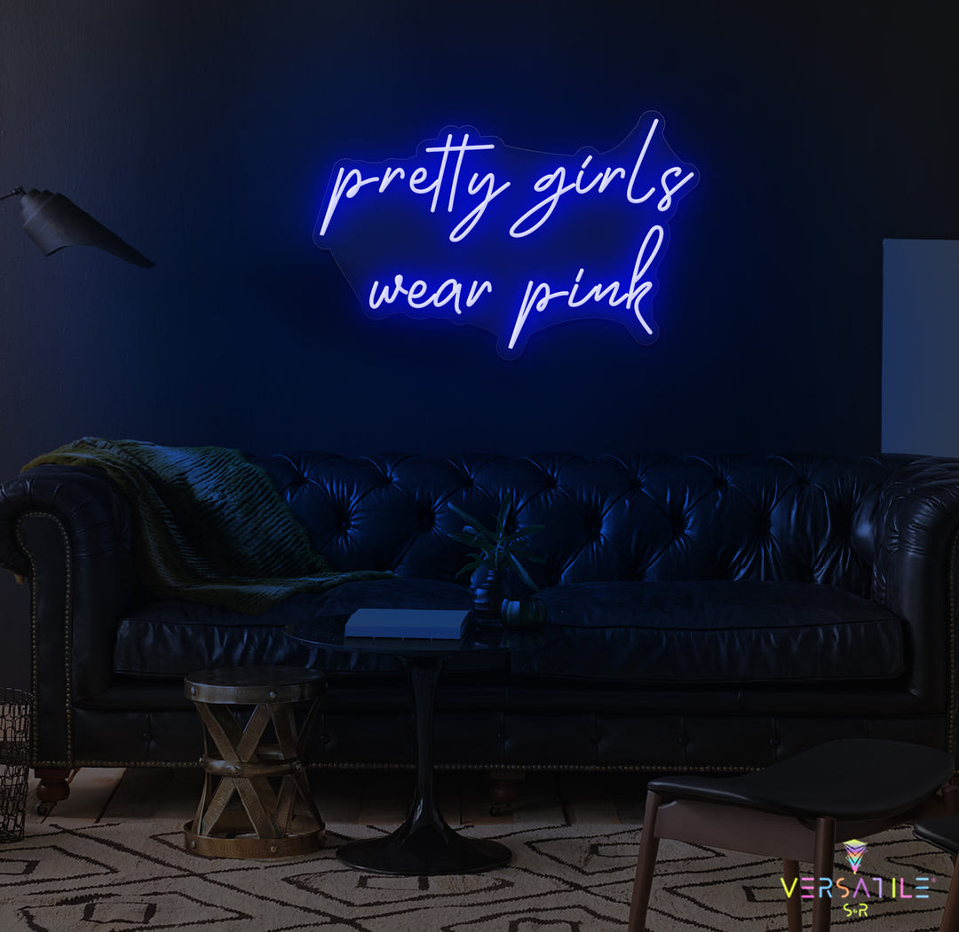 Pretty Girls Love Pink Neon Sign