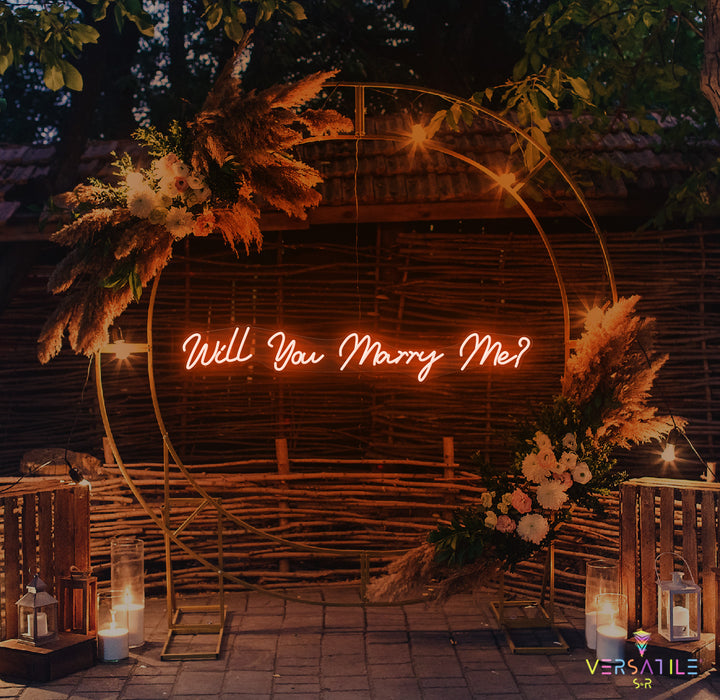 Will You Marry Me? Neon Sign
