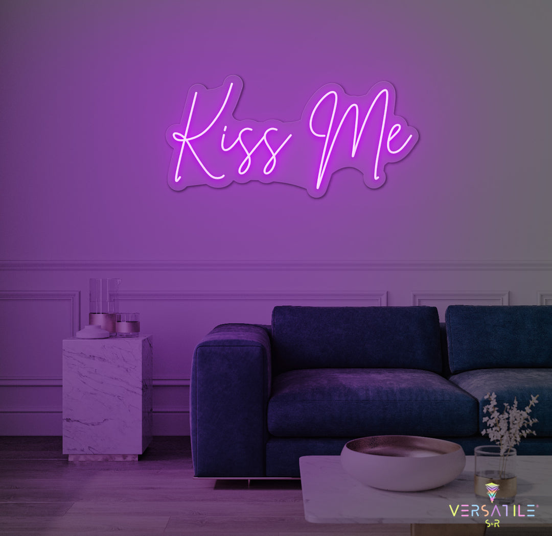 Kiss Me Neon Sign