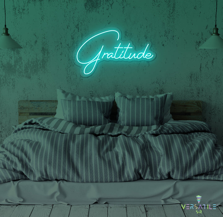 Gratitude Neon Sign