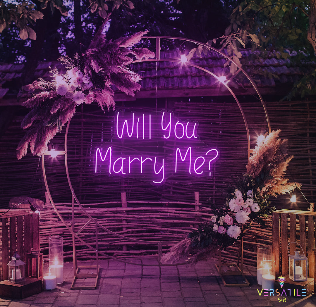 Will You Marry Me? Neon Sign
