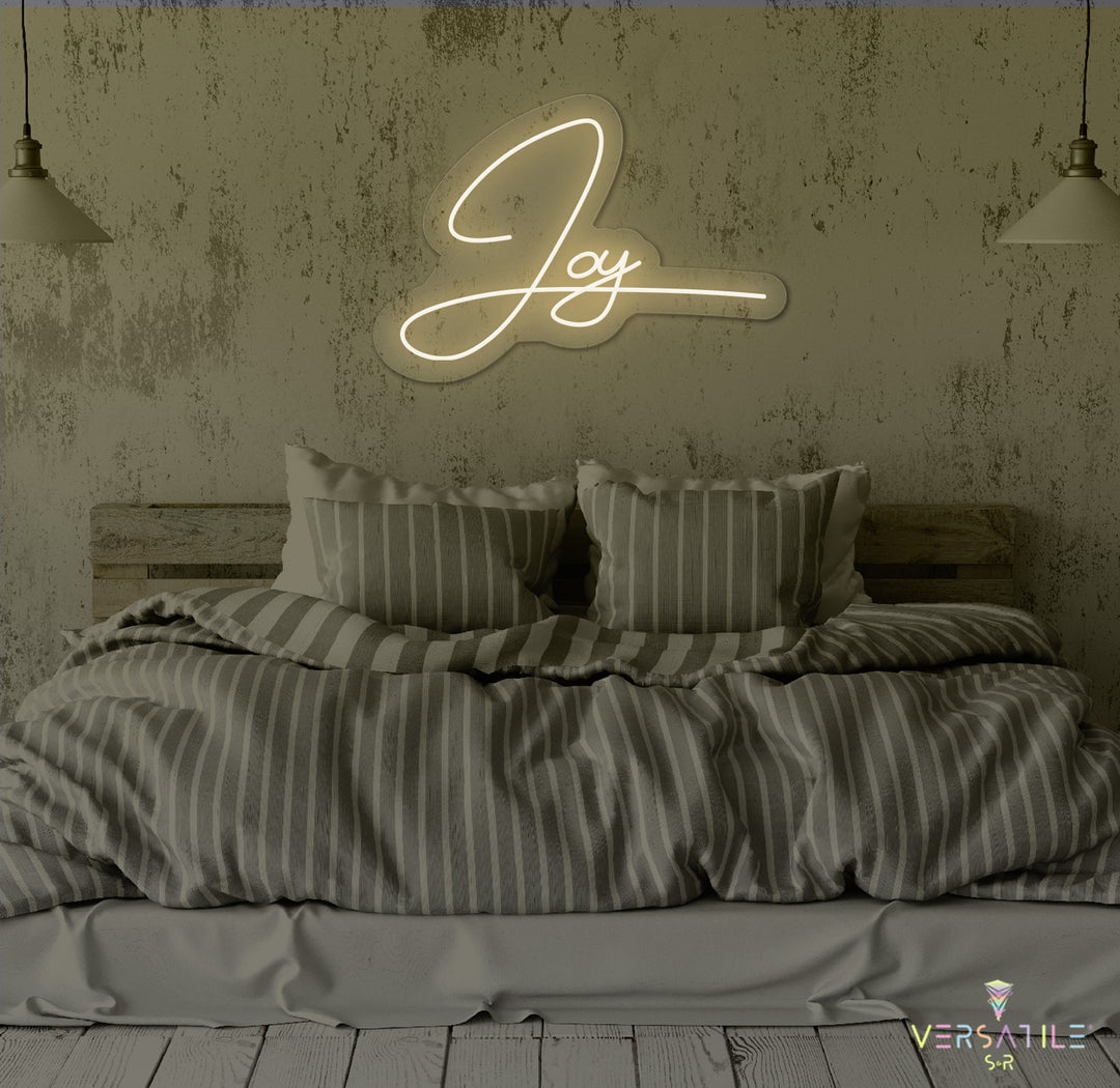Joy Neon Sign