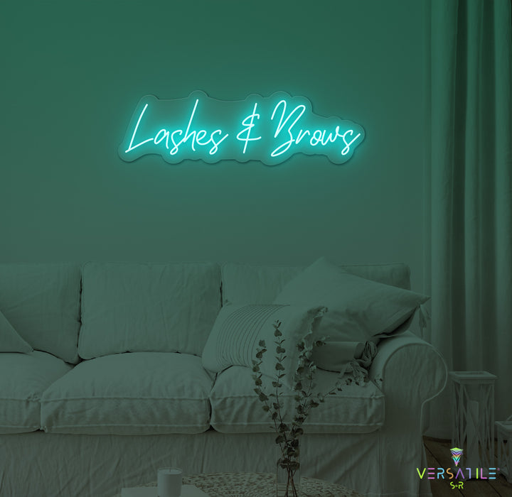 Lashes & Brows Neon Sign