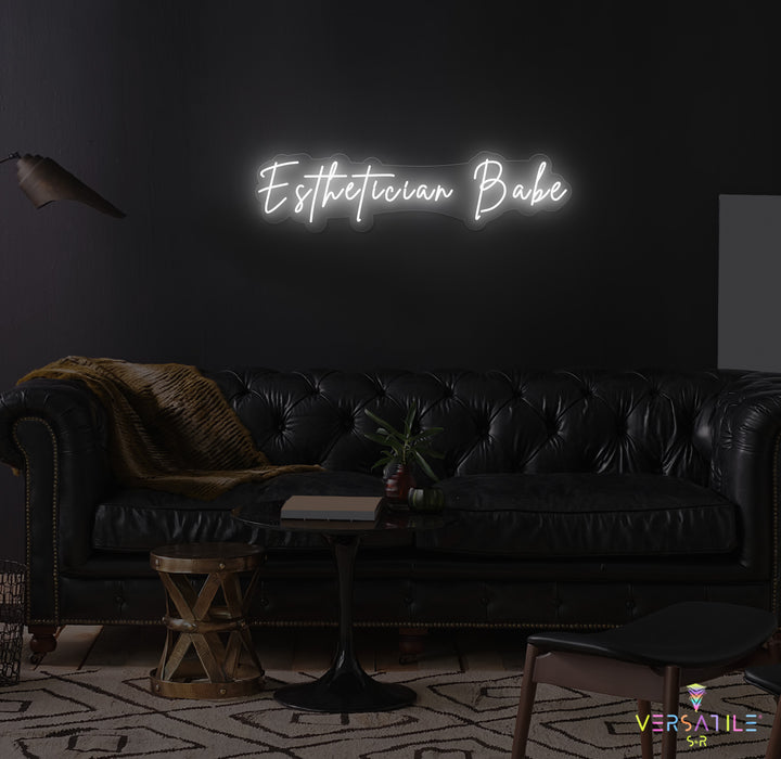 Esthetician Babe Neon Sign