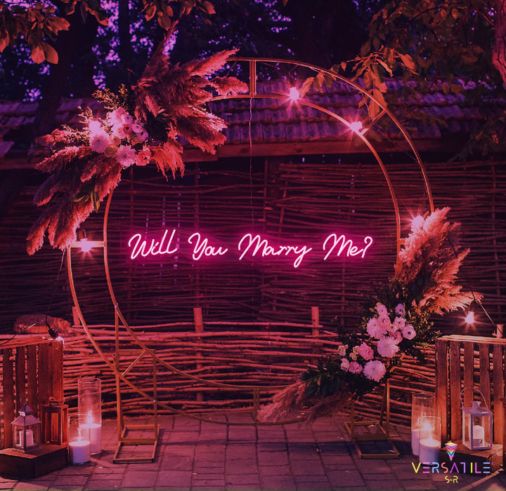 Will You Marry Me? Neon Sign