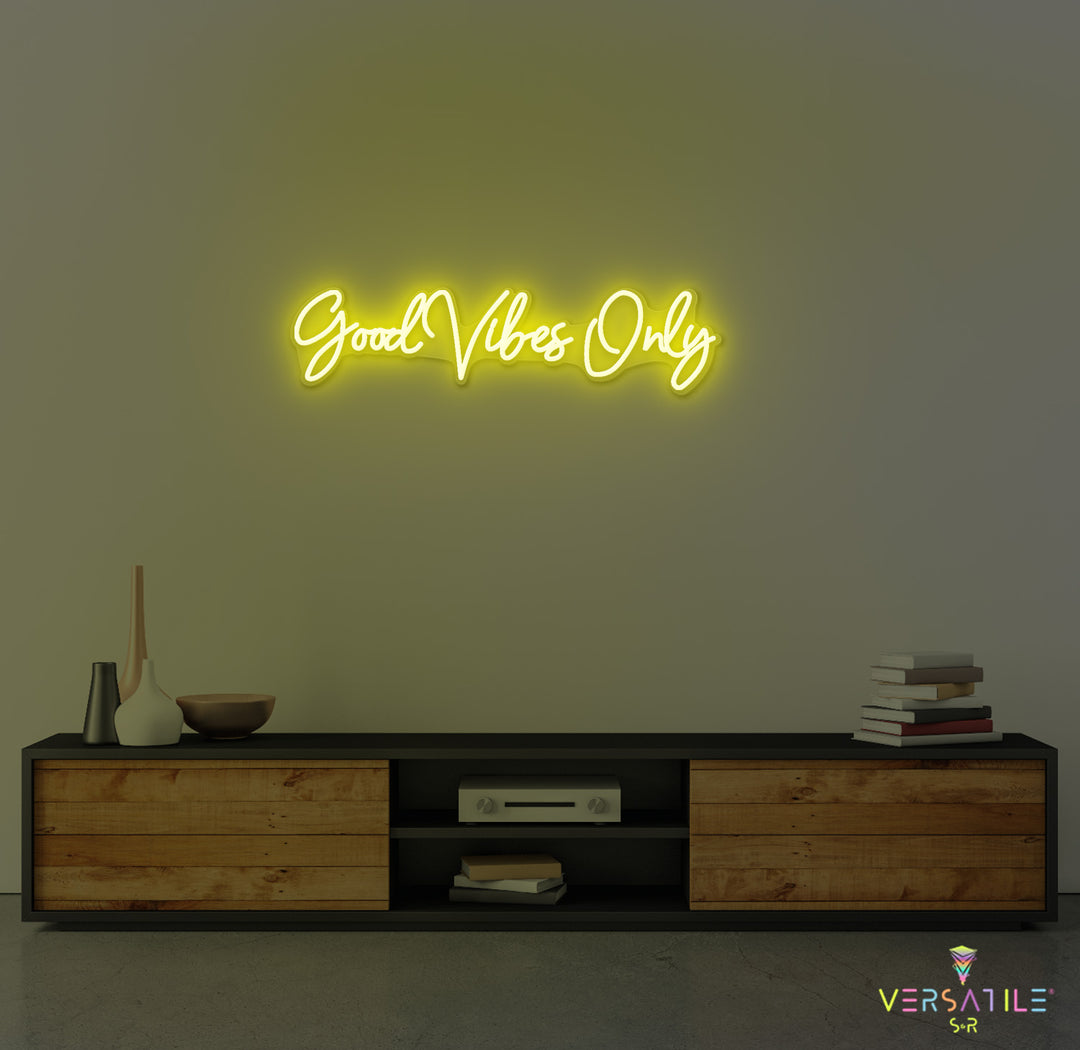 Good Vibes Only Neon Sign