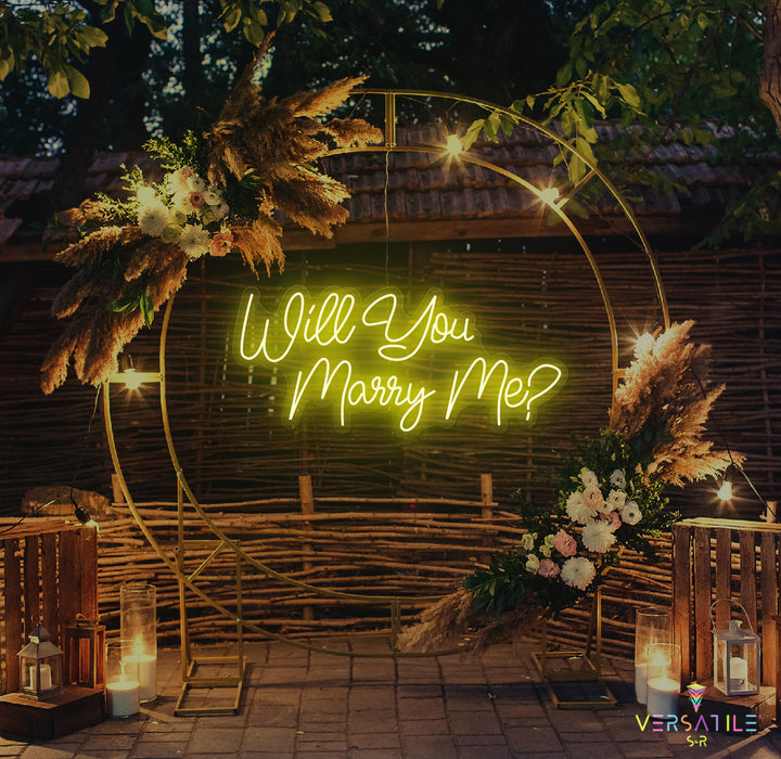 Will You Marry Me? Neon Sign