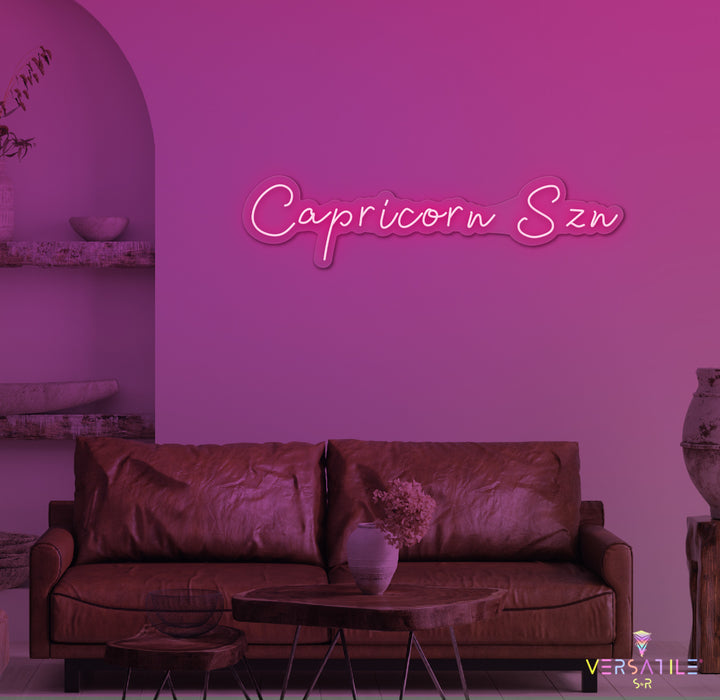 Capricorn SZN Neon Sign