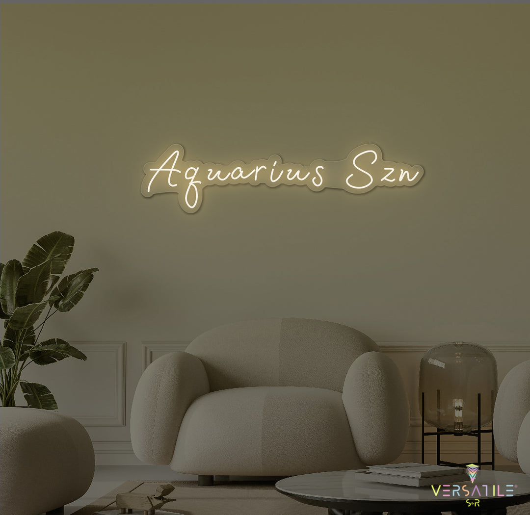 Aquarius SZN Neon Sign