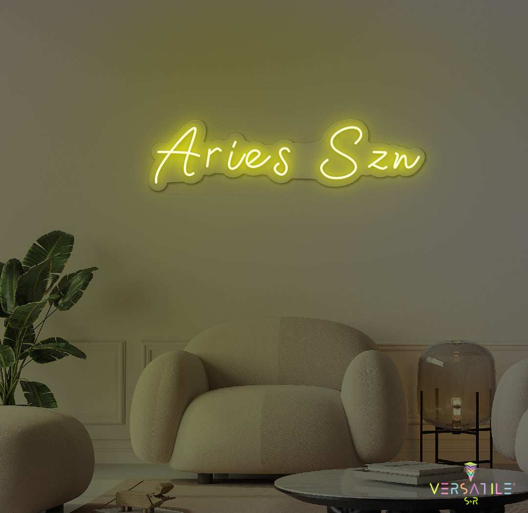 Aries SZN Neon Sign