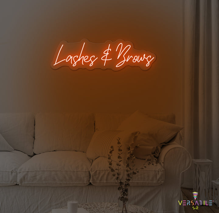 Lashes & Brows Neon Sign