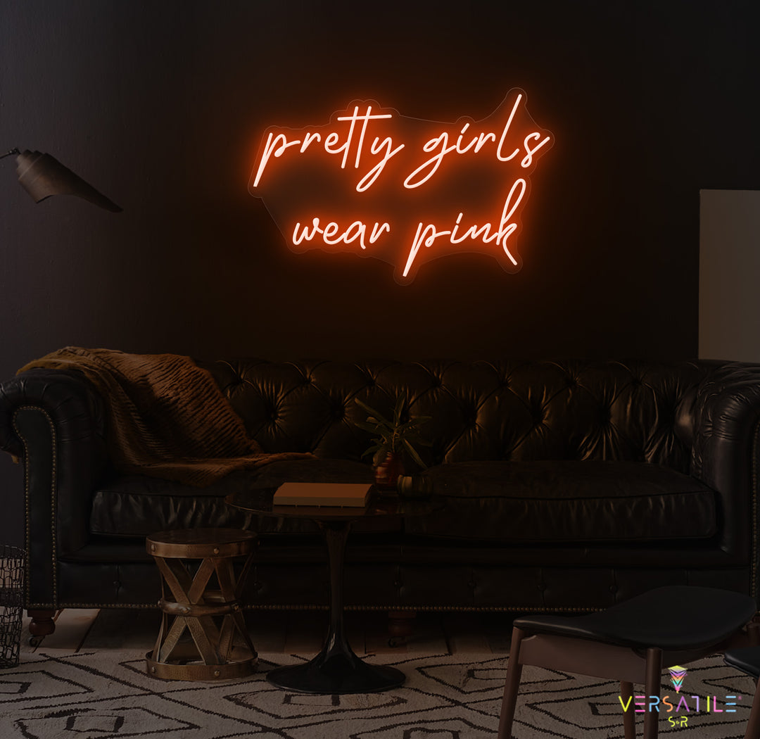 Pretty Girls Love Pink Neon Sign