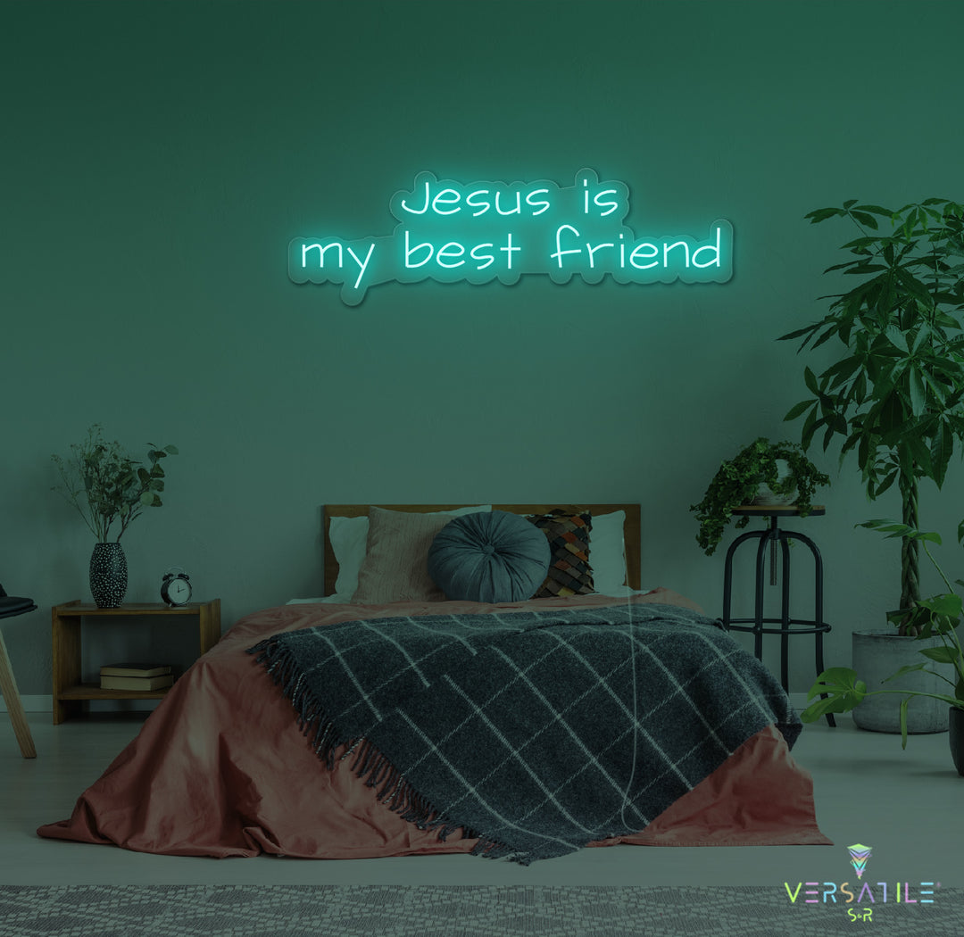 Jesus Is My Bestfreind Neon Sign