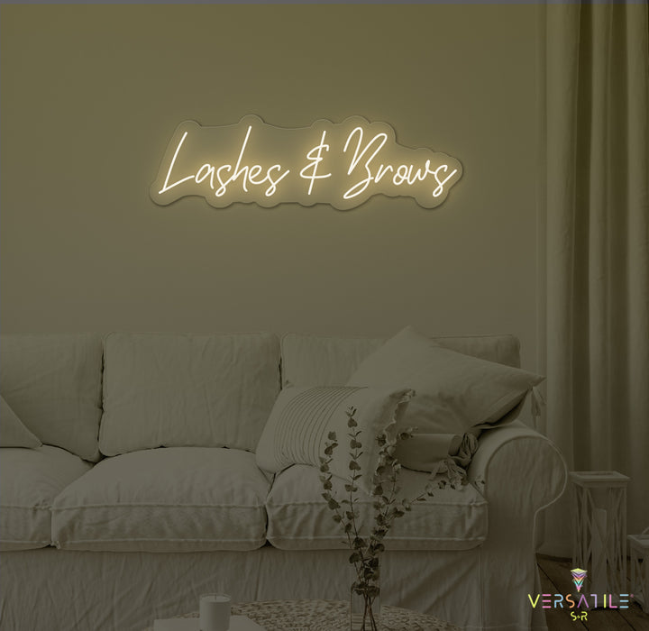 Lashes & Brows Neon Sign