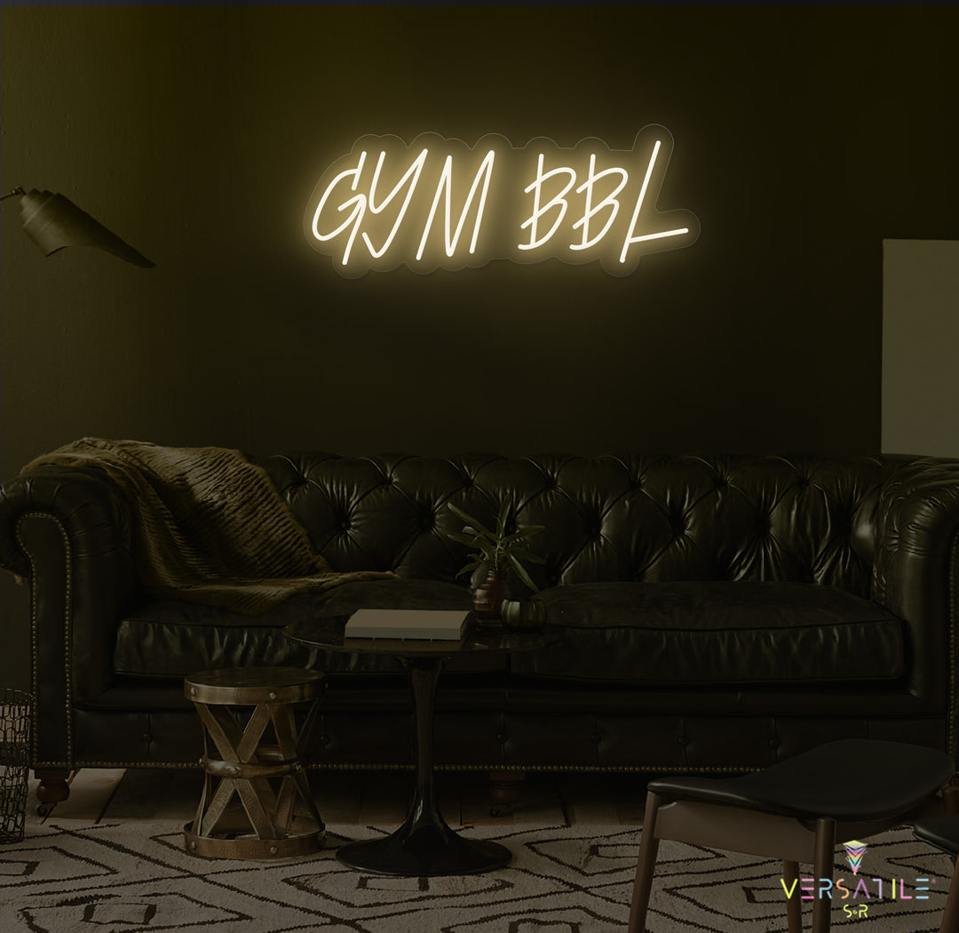 GYM BBL Neon Sign