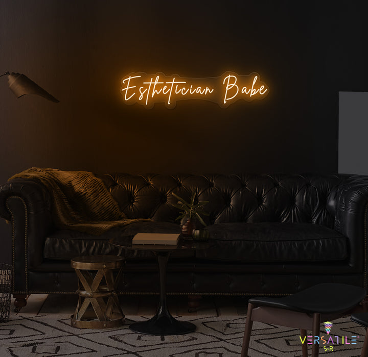 Esthetician Babe Neon Sign