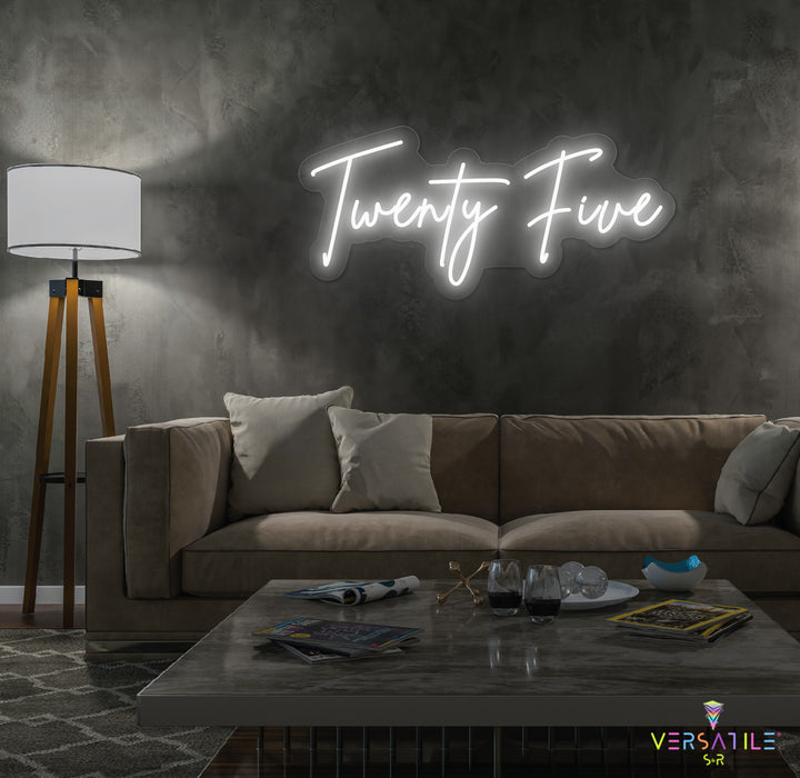 Twenty Five Birthday Neon Sign