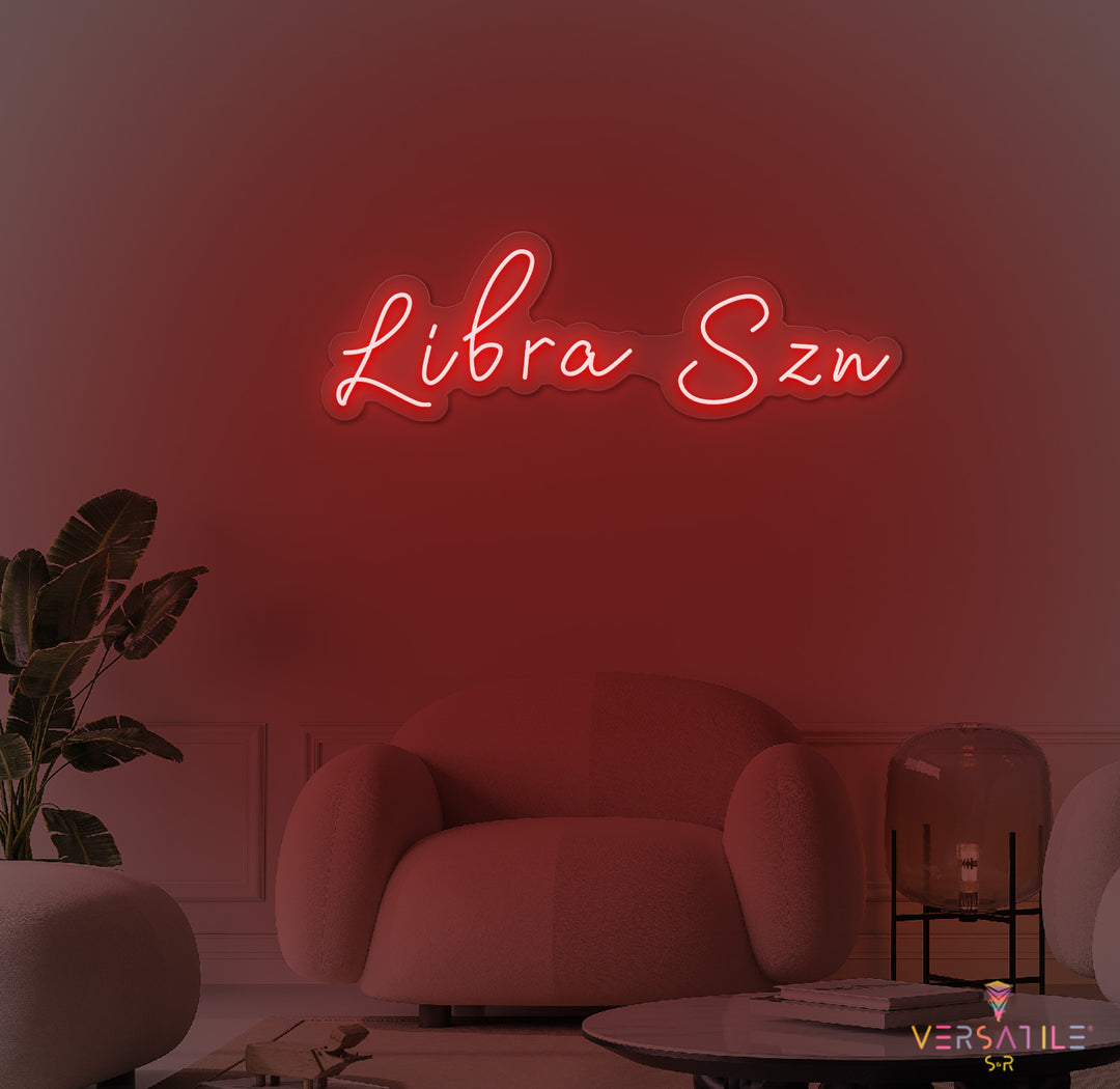 Libra SZN Neon Sign