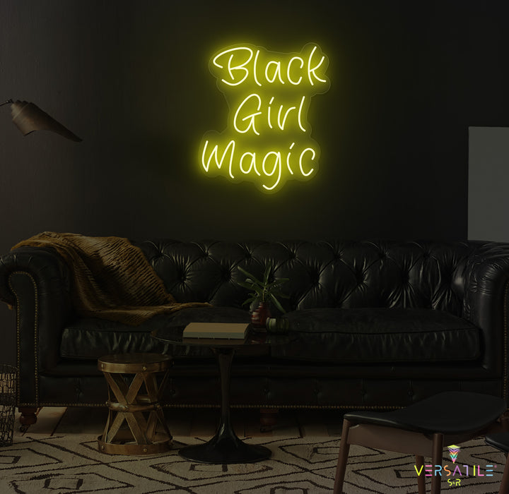Black Girl Magic Neon Sign