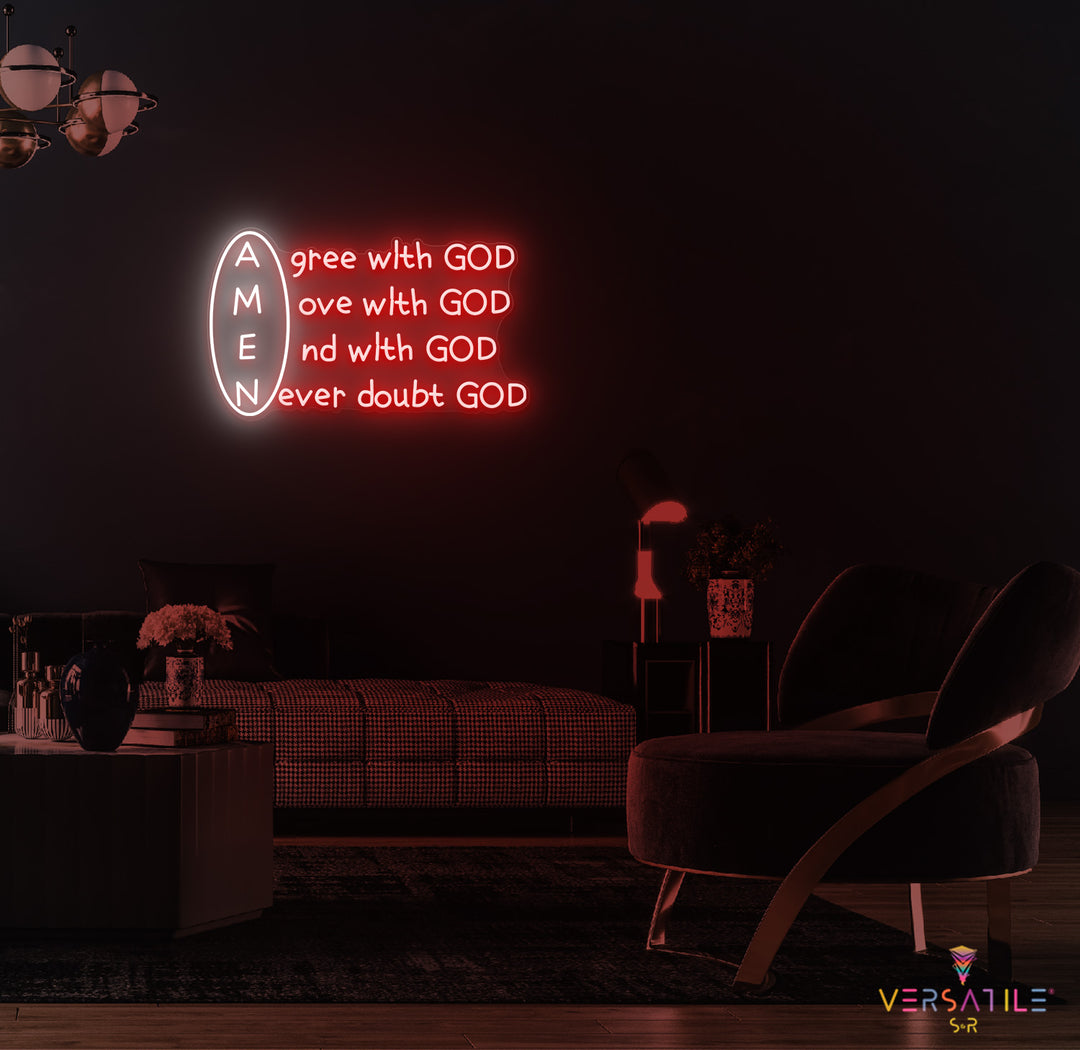 Amen Neon Sign