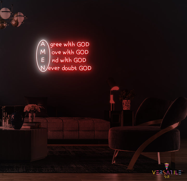 Amen Neon Sign