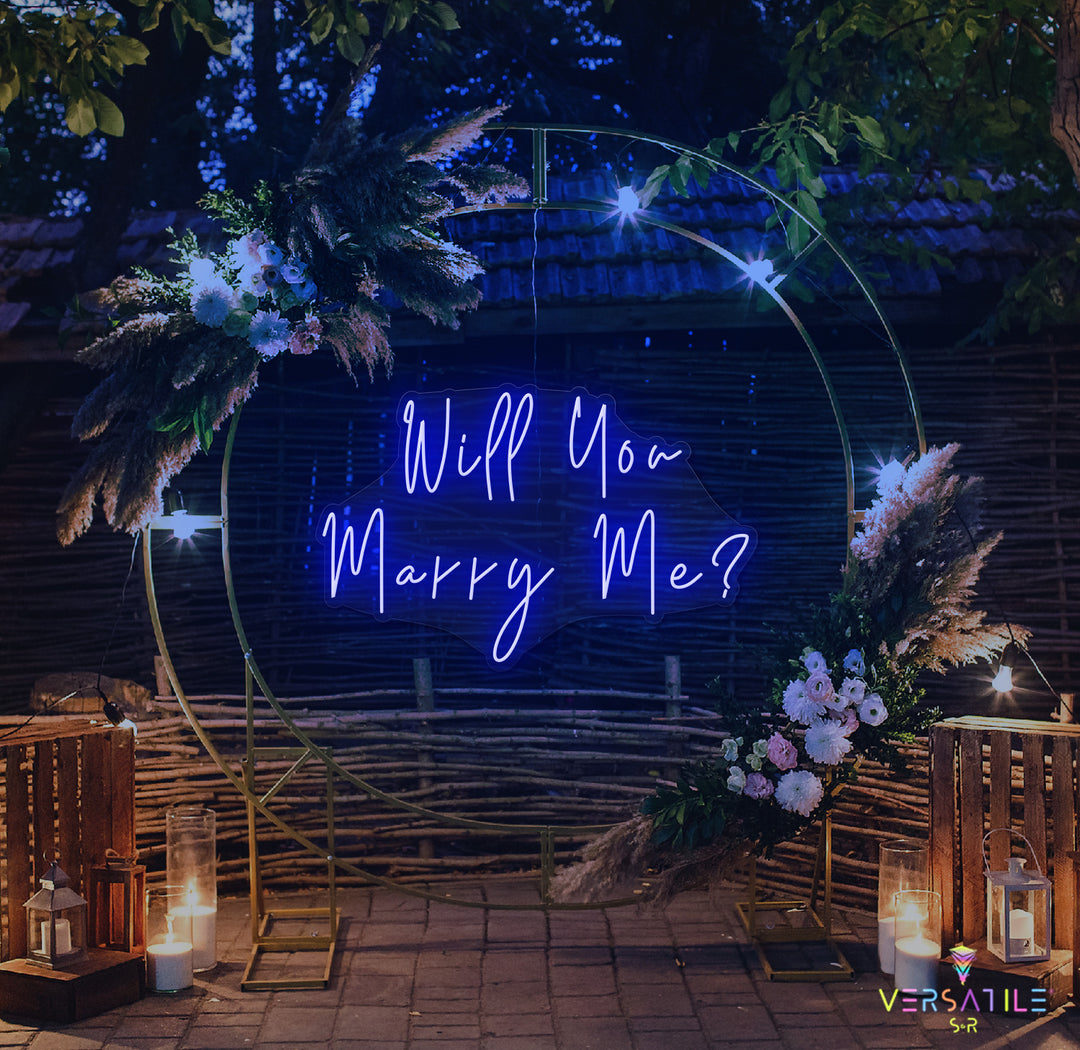 Will You Marry Me? Neon Sign