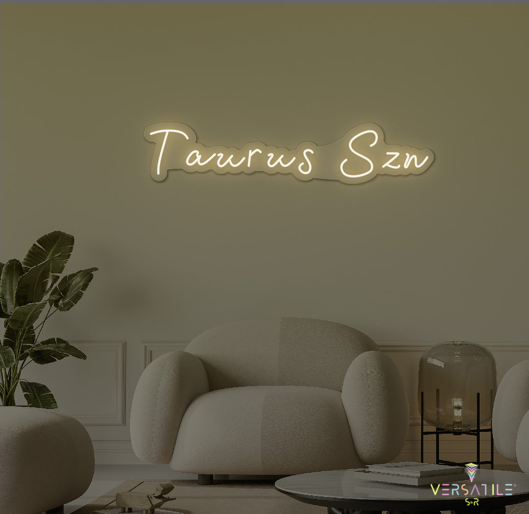 Taurus SZN Neon Sign